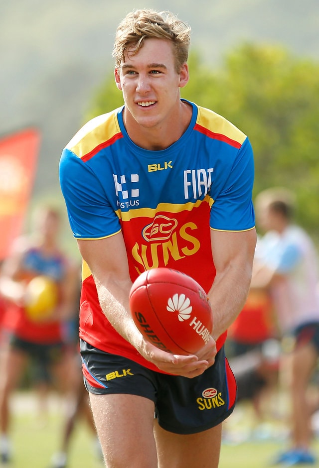 AFL 2016 Training - Gold Coast Suns 300116 Tom Lynch is on the verge of signing a new deal with Gold Coast - ${keywords}